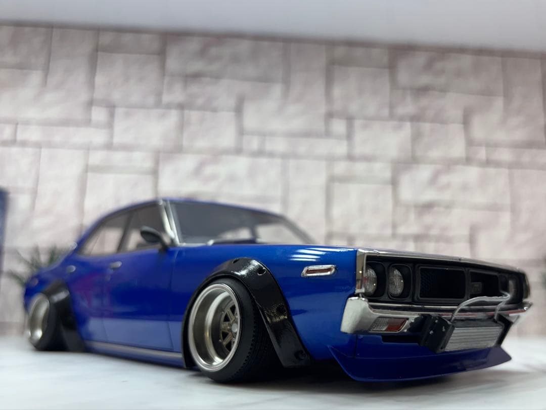 1/18 イグニッションモデル　スカイライン　ヨンメリ　GT-X 【ブルーメタ】