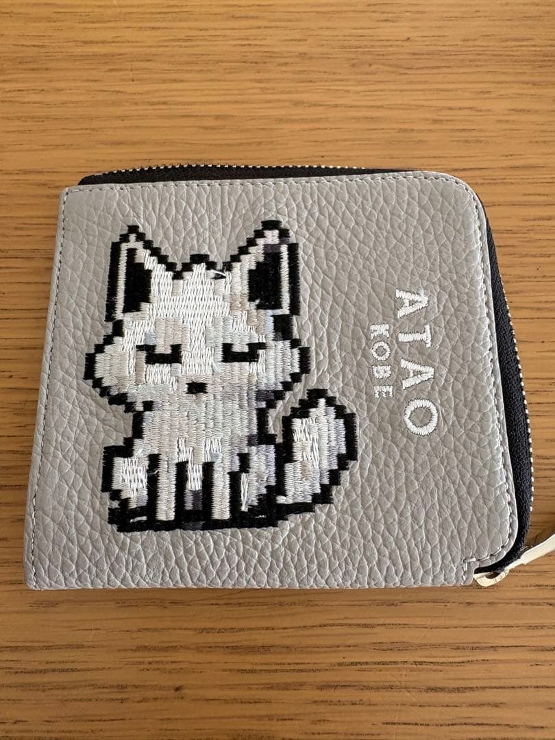 ATAO ZOO ホリデーコレクション　白狐　折り財布