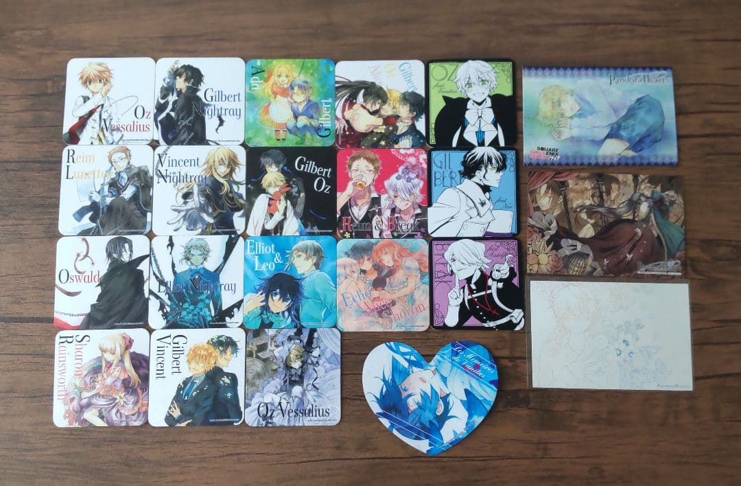 PandoraHearts コースター・イラストカードのまとめ売り
