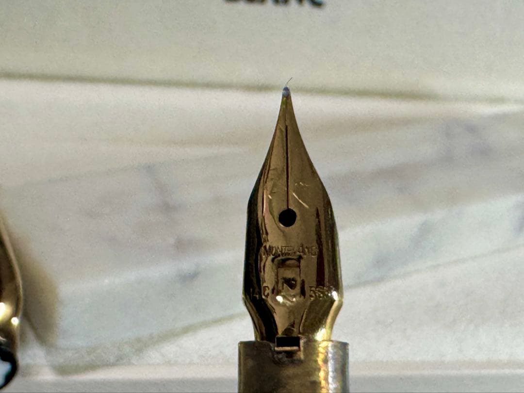 【極美品】モンブラン NO22万年筆 1960s ブラック F細字