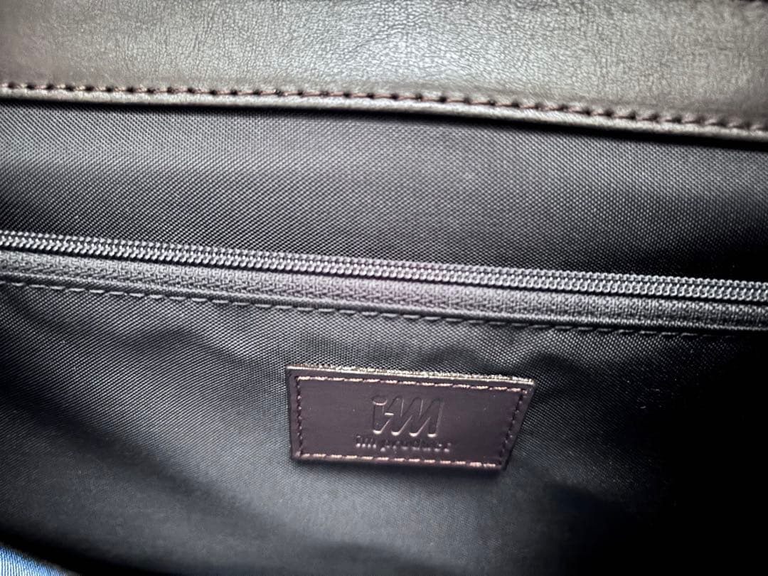 イッセイミヤケ　im product ブラウン　レザー　ブリーフケース　未使用