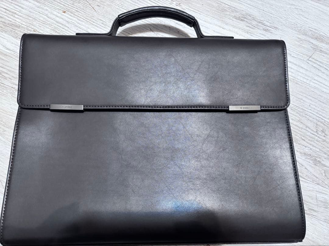 イッセイミヤケ　im product ブラウン　レザー　ブリーフケース　未使用