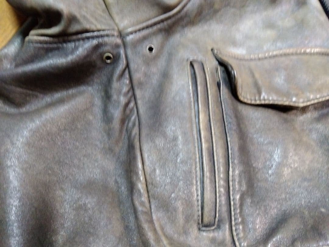 メンズ　本革レザージャケット　Ｌサイズ