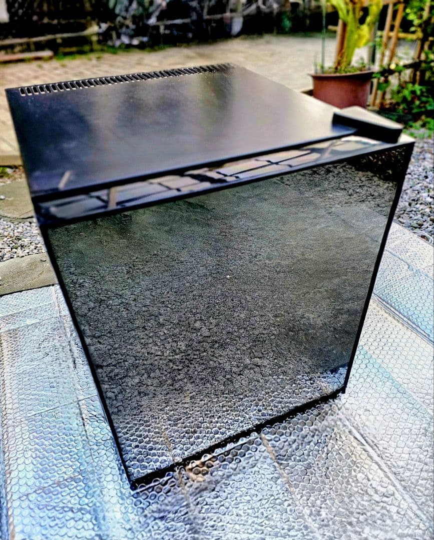 【美品】A-Stage　1ドアミラーガラス冷蔵庫　32L