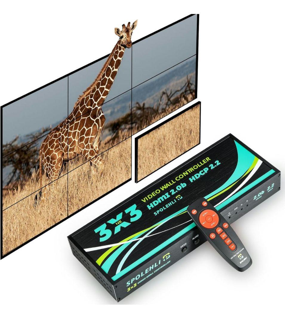 送料無料♥匿名配送✨Spolehli ビデオウォールコントローラー 4K60HZ