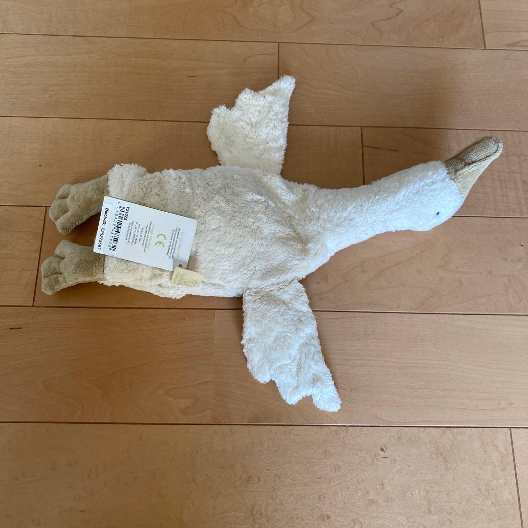 ゼンガー CUDDLY ANIMAL 赤ちゃん ぬいぐるみ ガチョウ 白 S