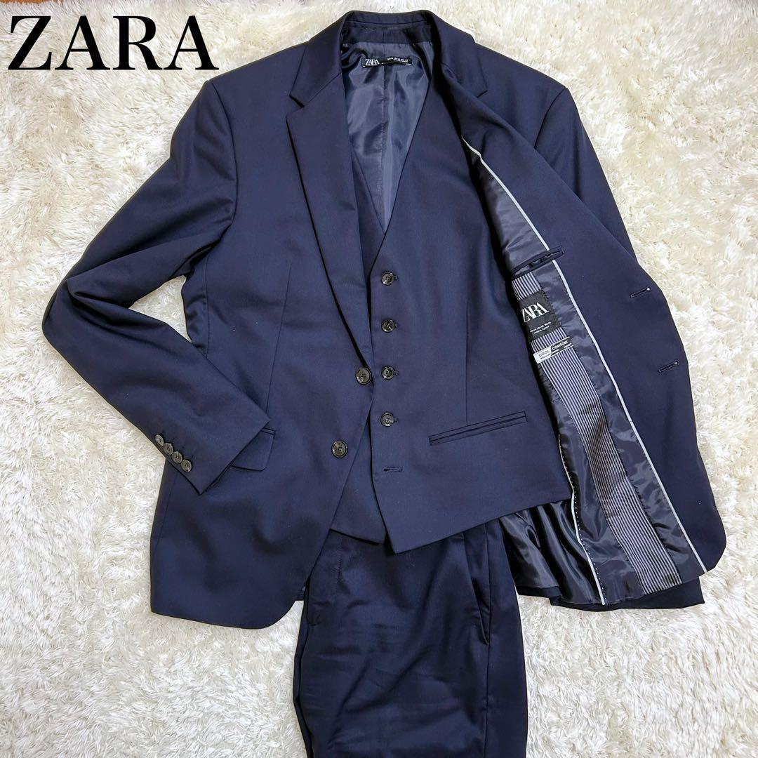 【ムツゴロウ】　ZARA ザラ　スーツ　スリーピース　セットアップ