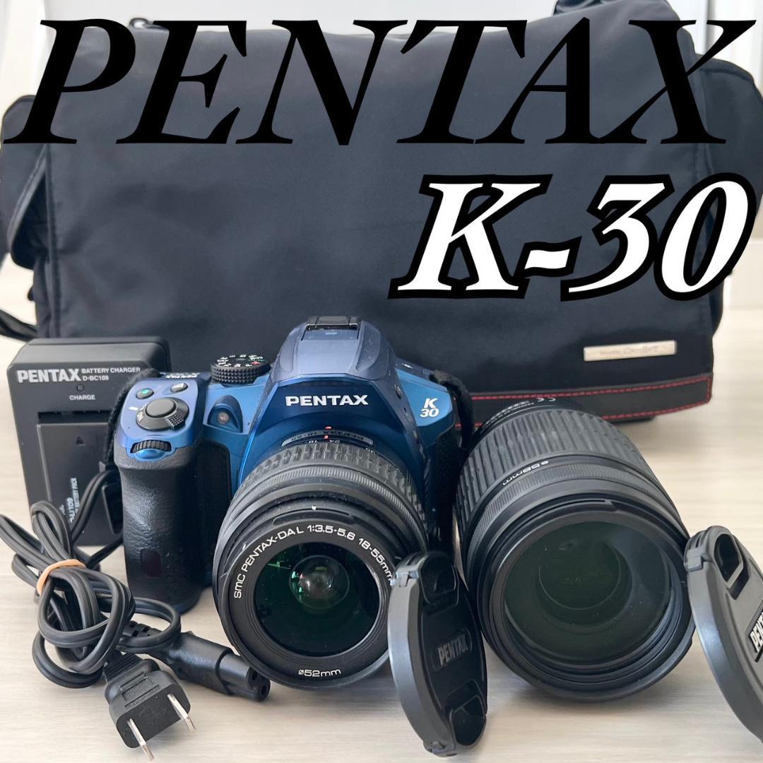 【完動品】PENTAX K-30 ダブルズームレンズキット デジタル一眼レフ