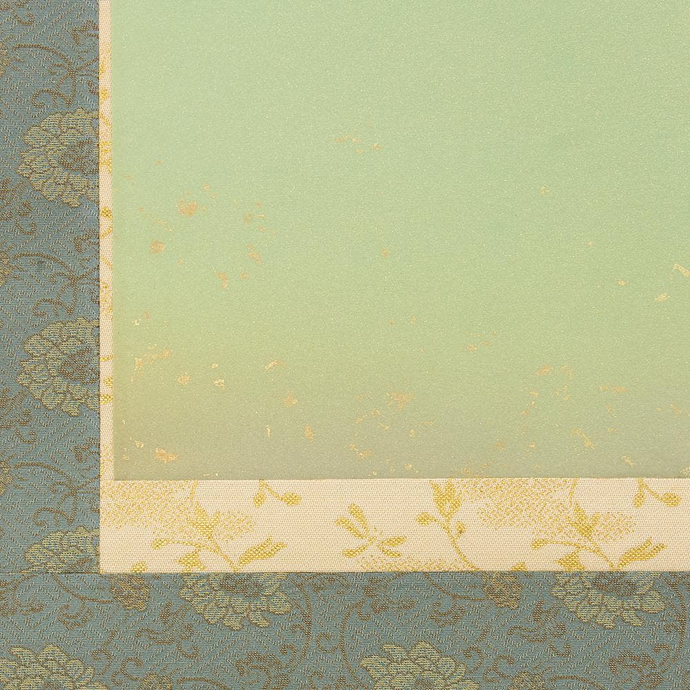 軸 日本画 太田龍一「松鯉」共箱