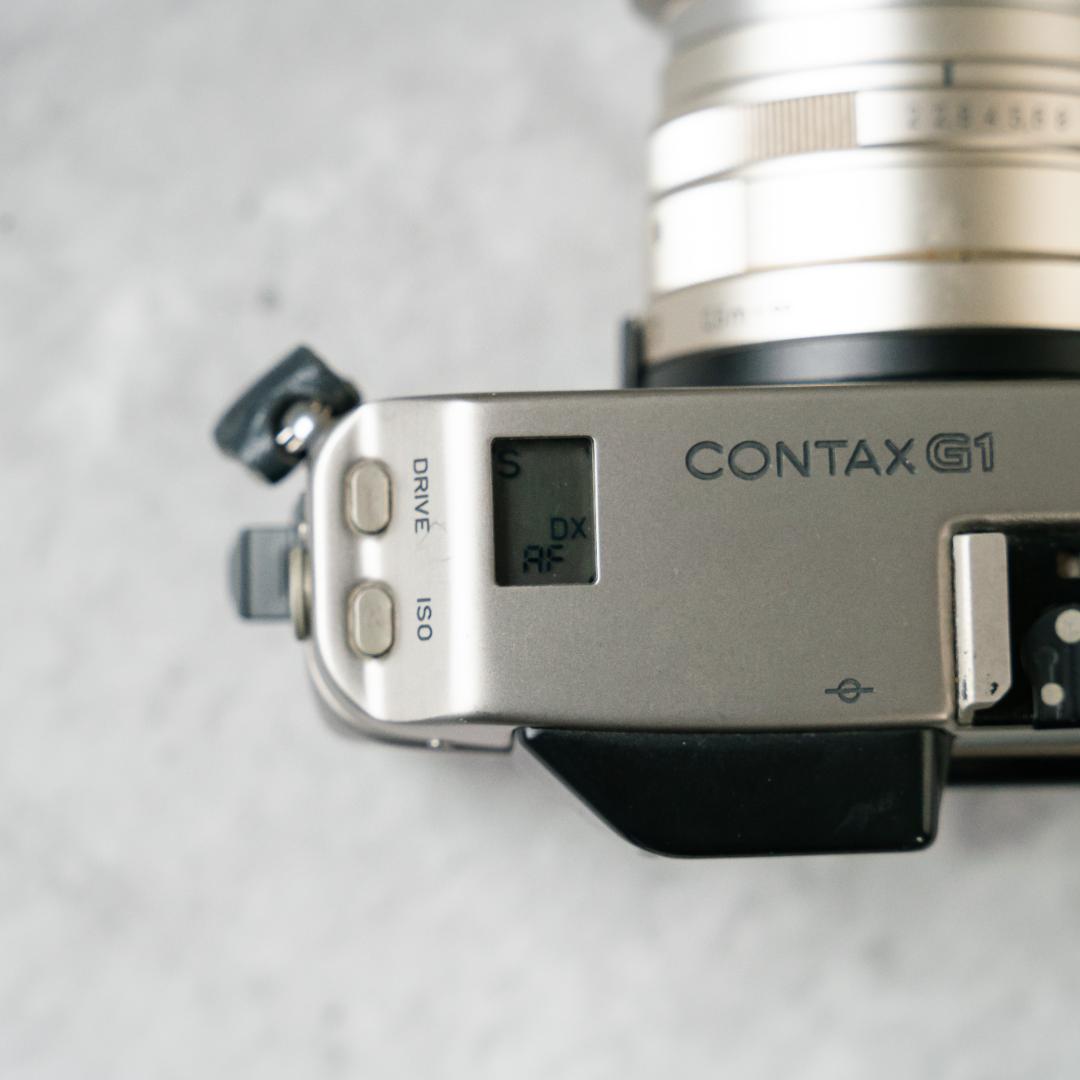 CONTAX G1D ＋ planar 45mm TLA 140 flash