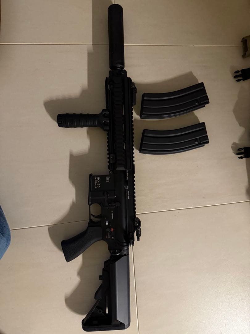 HK 416 D 次世代電動ガン サプレッサー付き