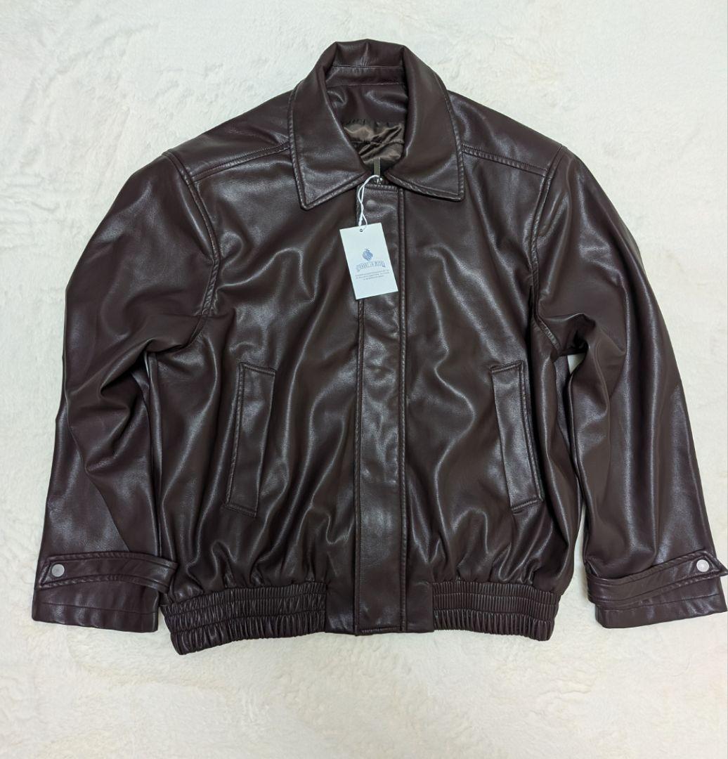 新品未使用 FRANKLIN MUSK 本革 シープスキン レザージャケット 羊