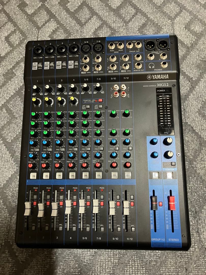 【美品】YAMAHA ヤマハ MG12 ミキシングコンソール 作動品
