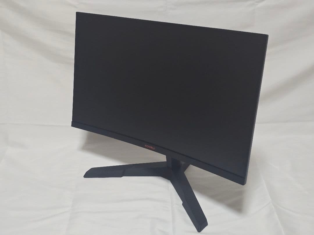 KOORUI 曲面モニター ゲーミングモニター M24G3F 湾曲 24E6C