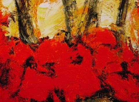 三岸節子、「花　ヴェロンにて」、厳選、希少画集・額装画、新品高級額 額装付