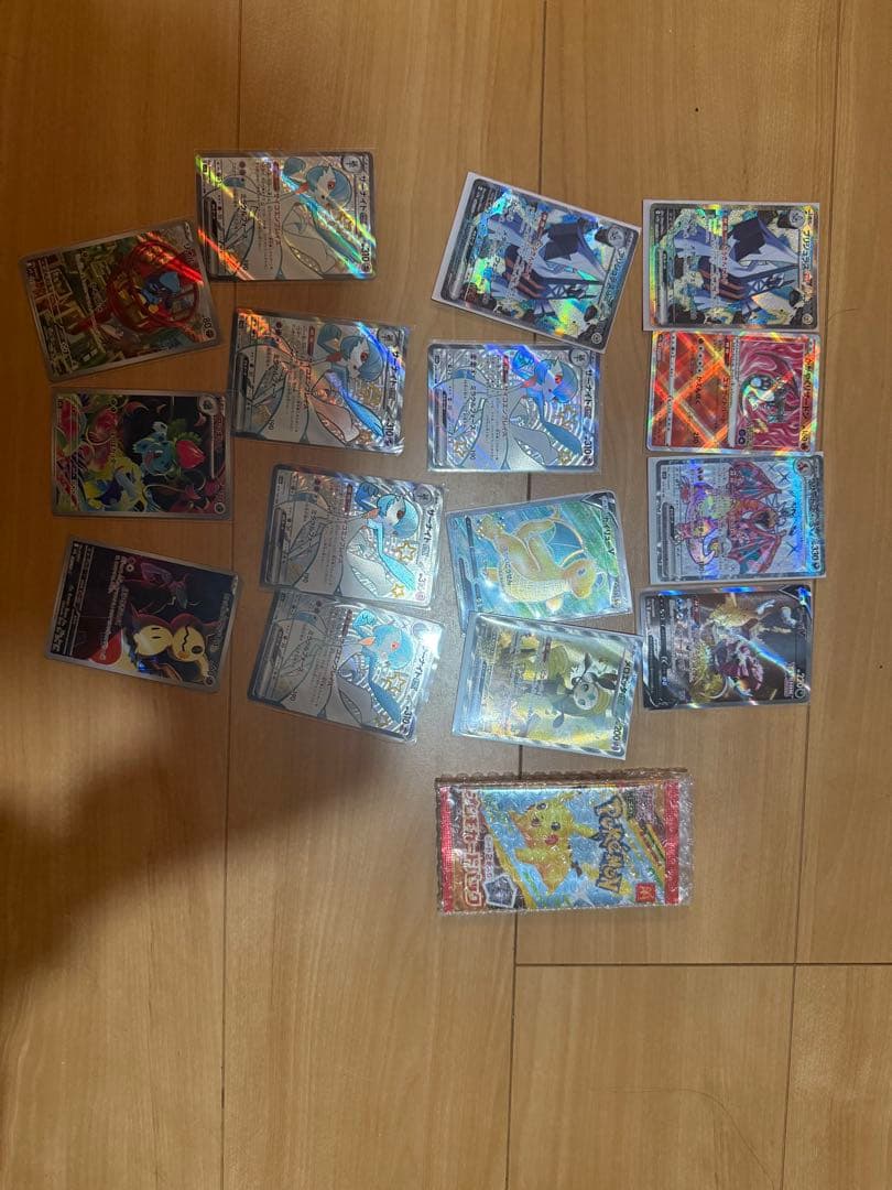 ポケモンカードセット 16枚 ホロカードピカチュウ　リザードン　サーナイト