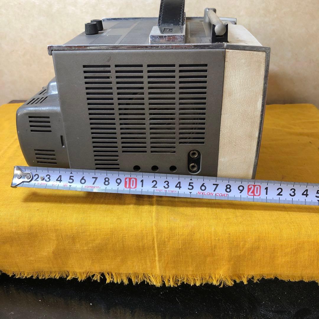 HITACHIポータブル白黒テレビ