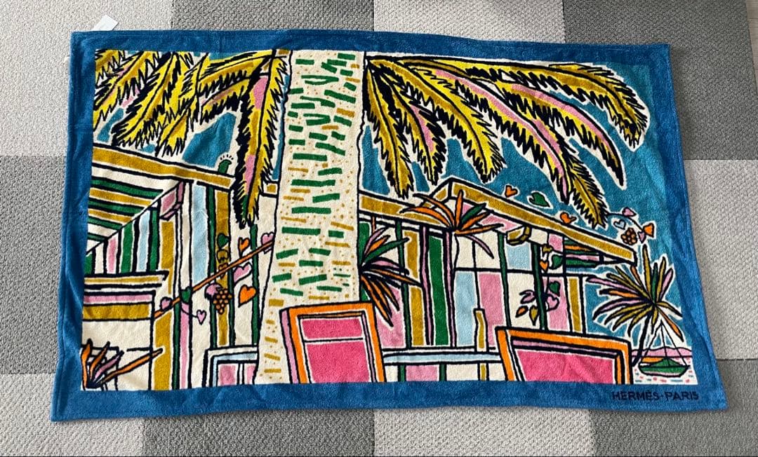 エルメス パームツリー ビーチタオル 新品未使用品