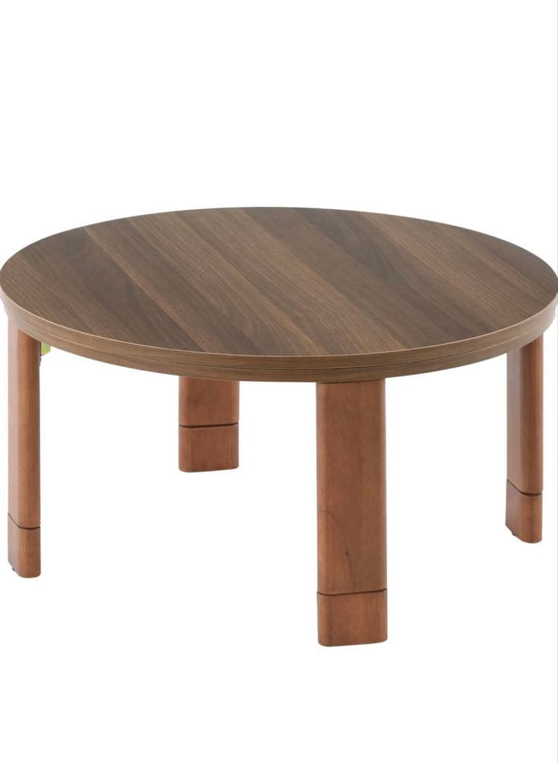 ぼん家具 円形こたつ ナチュラルウッド 直径約70cm