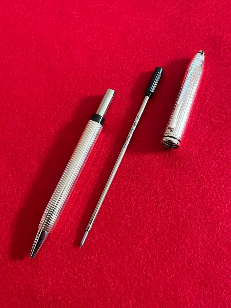 クロスボールペン タウンゼント★スターリングシルバー★❗️極美品‼️