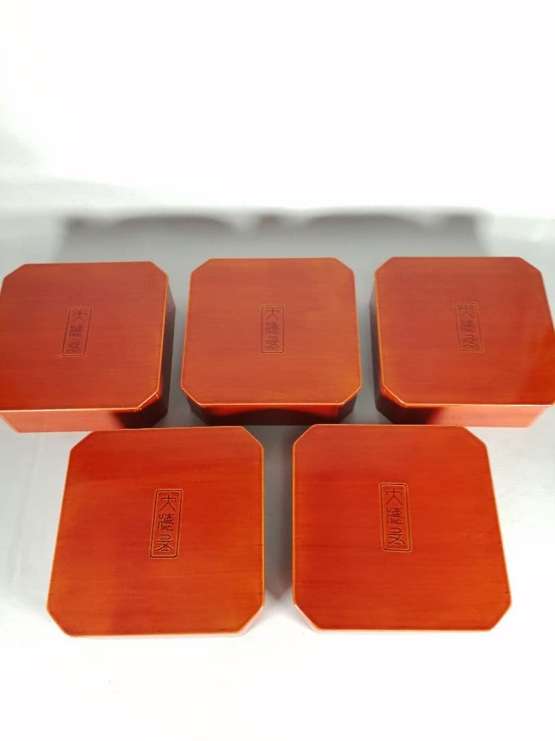 【茶事道具】春慶塗大徳寺重　重箱、弁当箱、主菓子　懐石道具