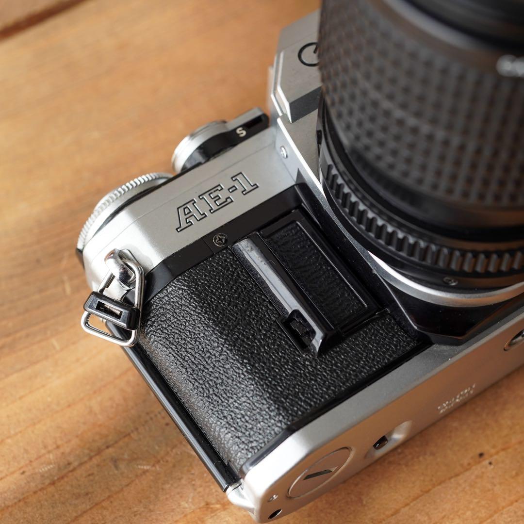 【撮影済み】Canon AE-1 フィルムカメラ 70-200mmレンズ付き