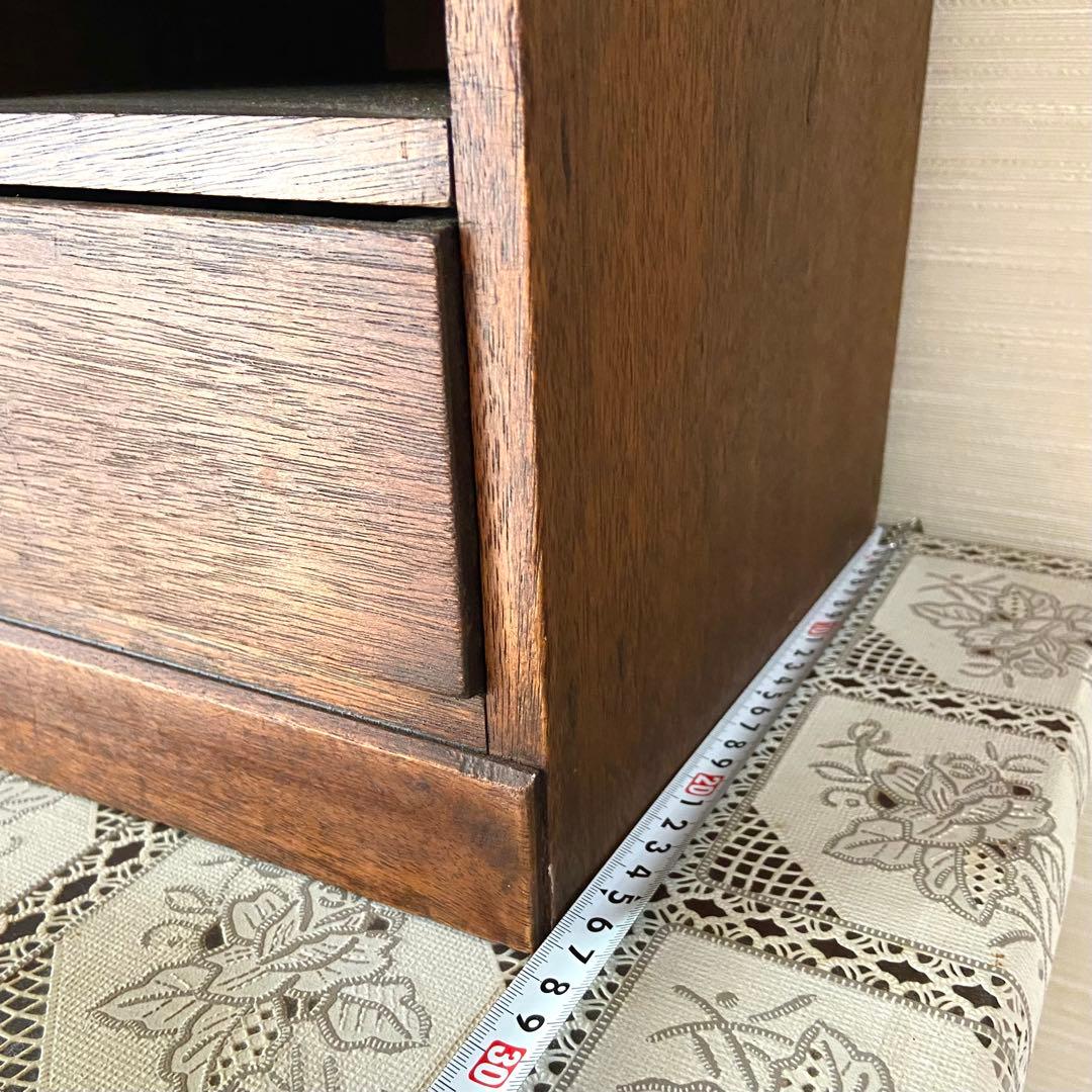 ビンテージ　古道具　木製　カルテ棚　書類棚　店舗什器　戸棚　箪笥　古民具