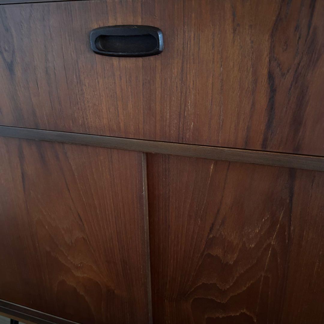 【希少】英国ヴィンテージ チーク材 ライティングビューロー1960s