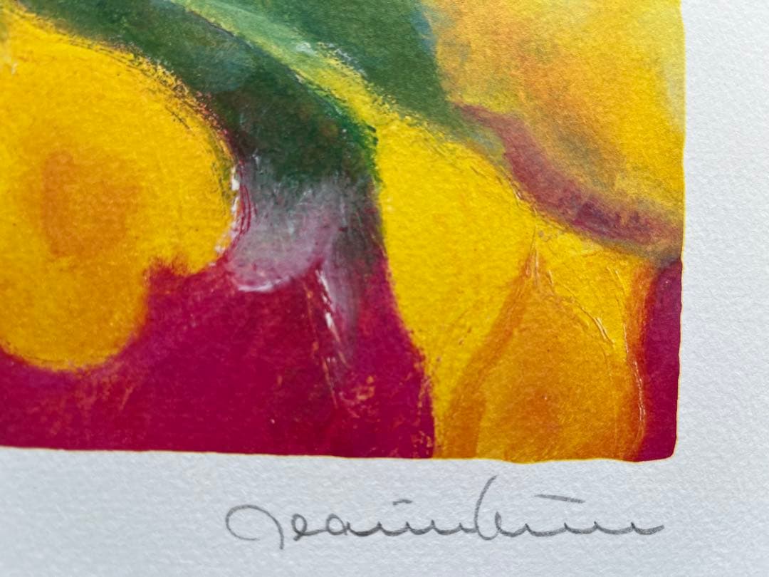 額入り版画　ジニー・キム　エディション番号、サイン有り　新品額