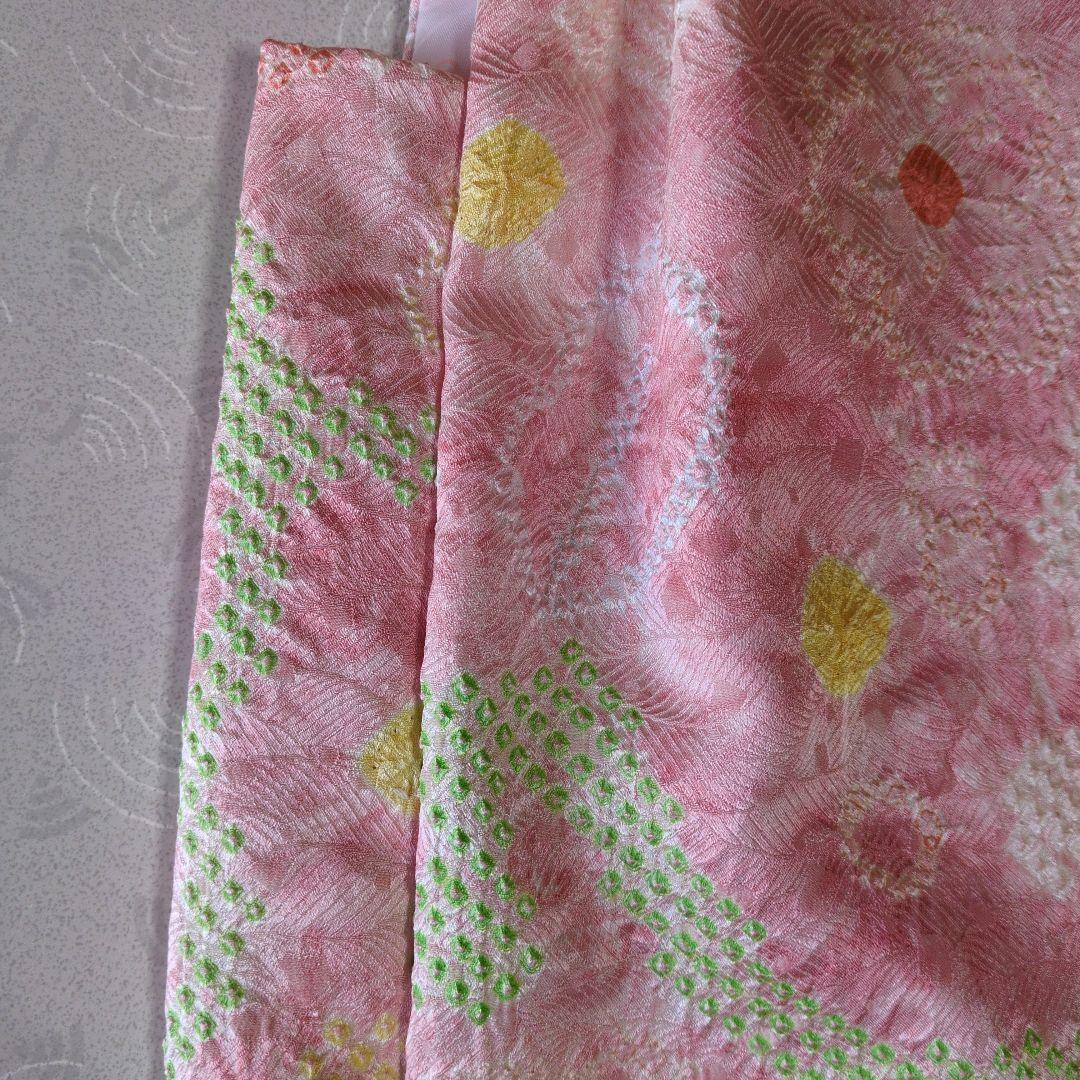 七五三３歳女の子正絹の被布（中綿無し）