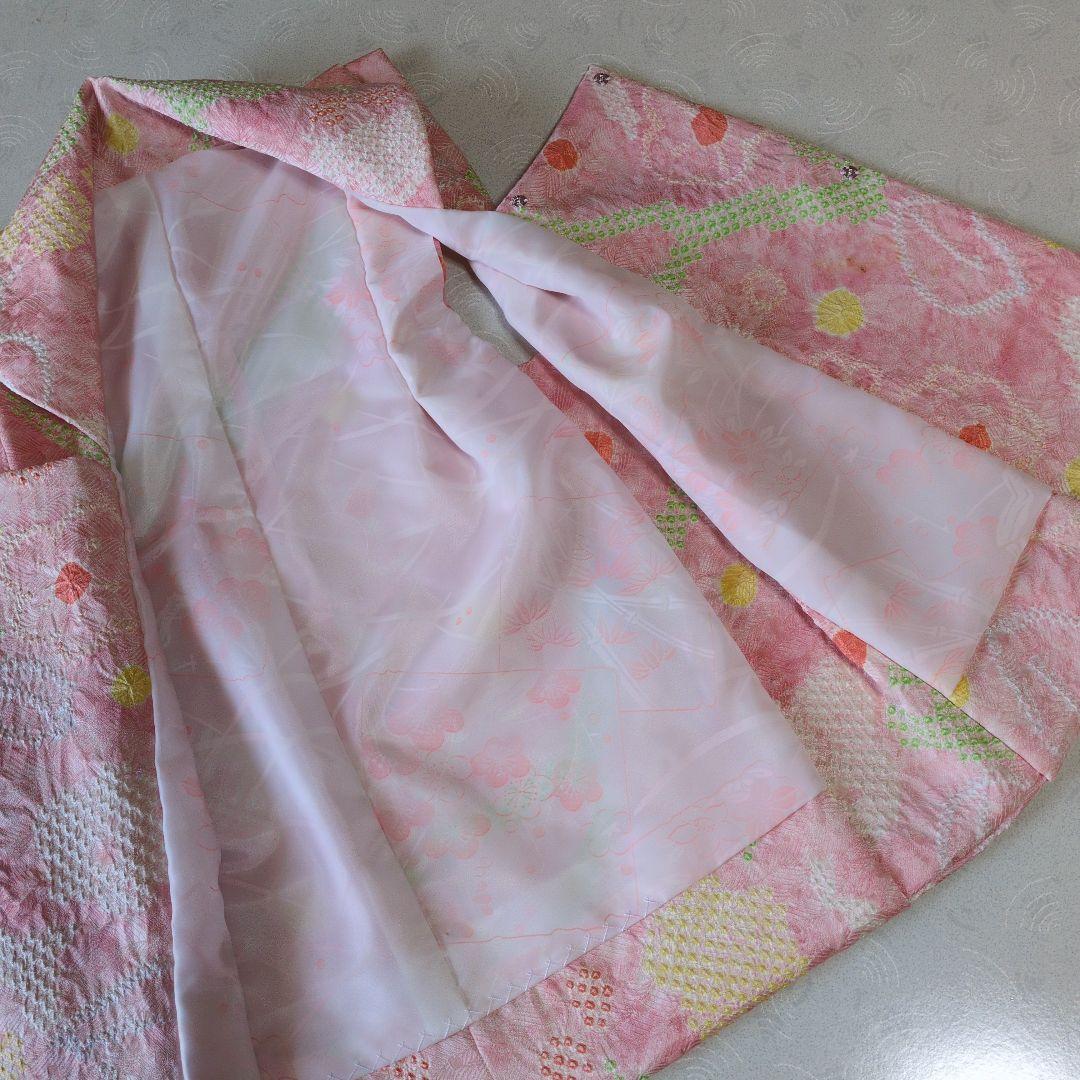 七五三３歳女の子正絹の被布（中綿無し）