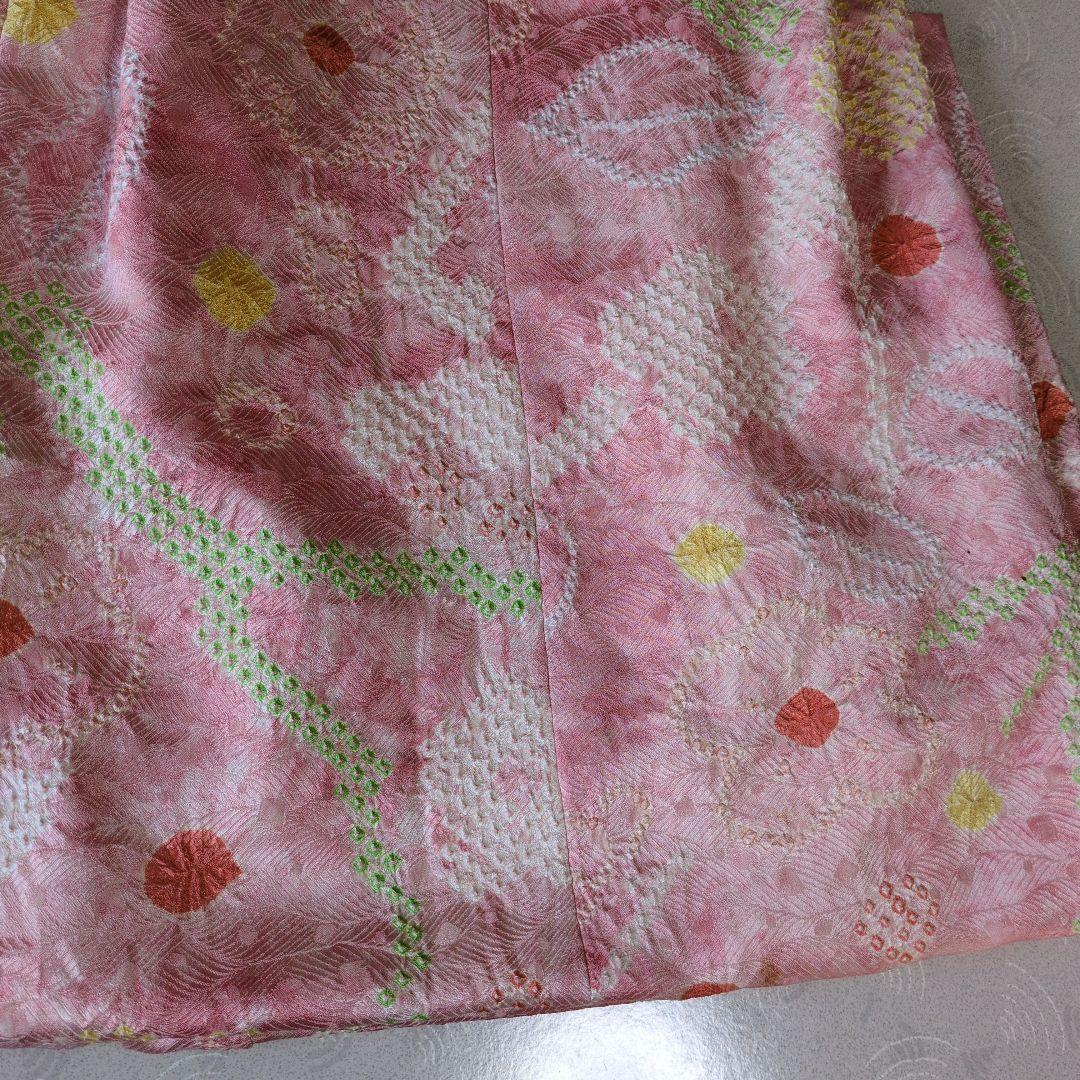 七五三３歳女の子正絹の被布（中綿無し）