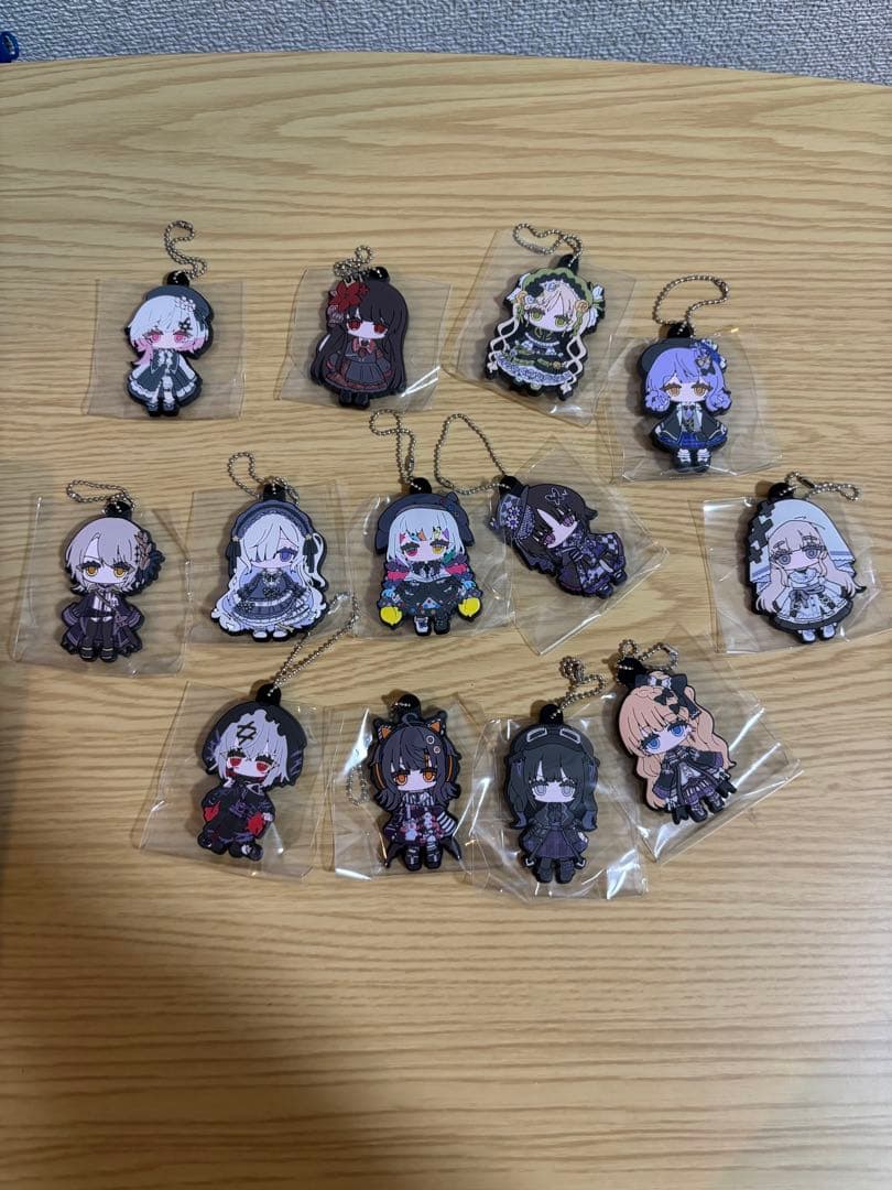 魔法少女ノ魔女裁判　ラバーキーホルダー　フルコンプセット
