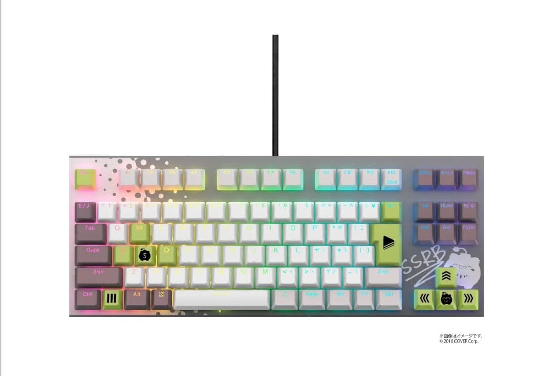 東プレ REALFORCE GX1 獅白ぼたん 日本語配列 ホロライブ