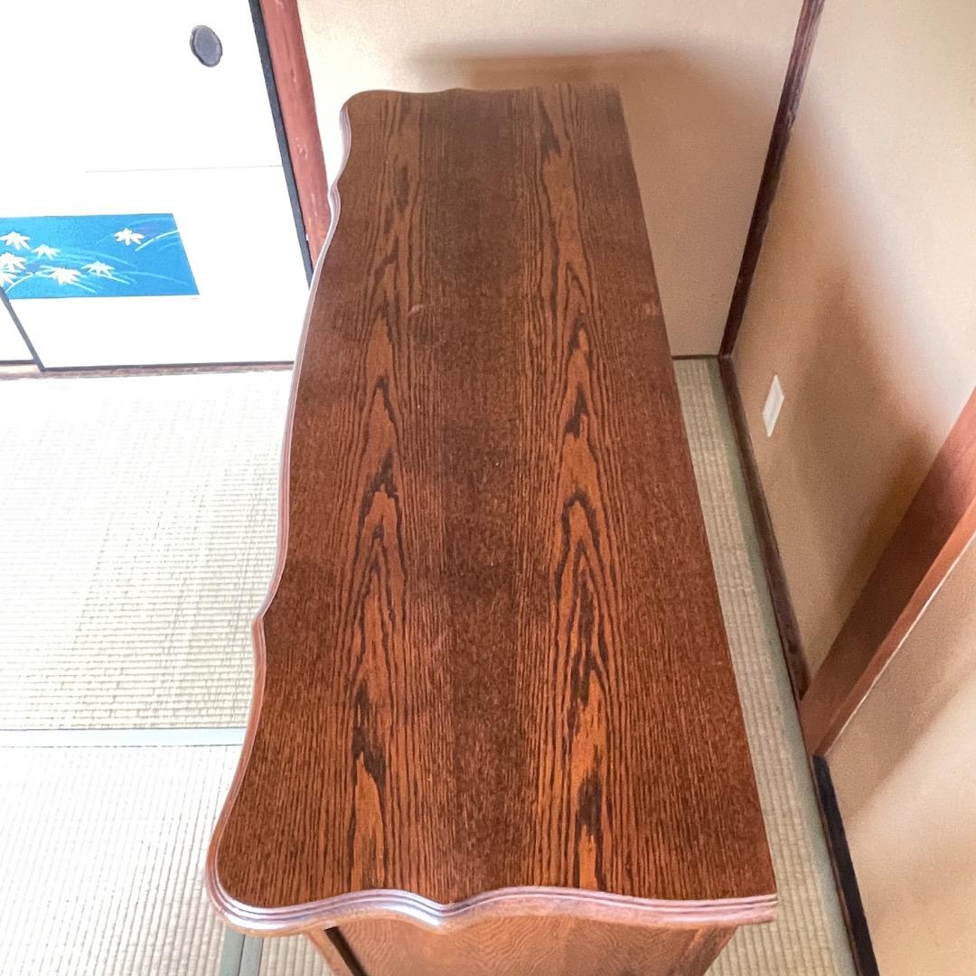 三越家具 ブルージュ／高級チェスト／高級家具・ルーマニア製・猫脚・オーク無垢材