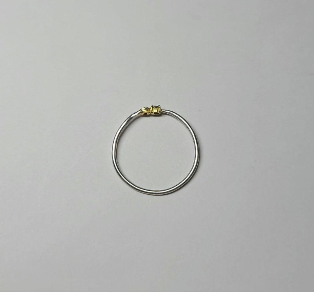 ブルーネオンとピンクの輝き★パライバトルマリン&ピンクダイヤモンドリング18金★