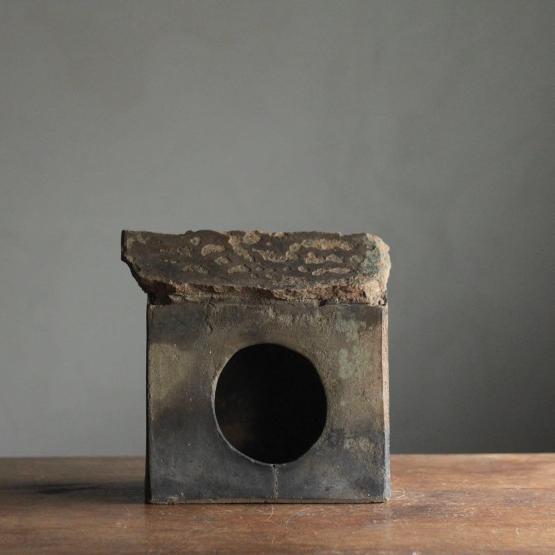 瓦厨子 古道具 アンティーク No.3 瓦質祠 オブジェ