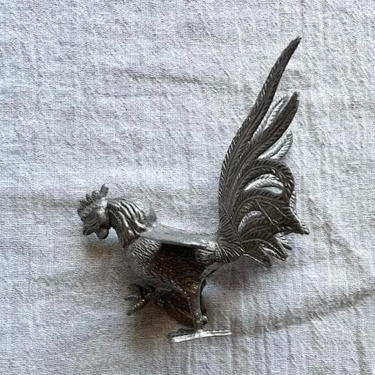 VINTAGE フランス アンティーク フランス　ニワトリ　置物　オブジェ