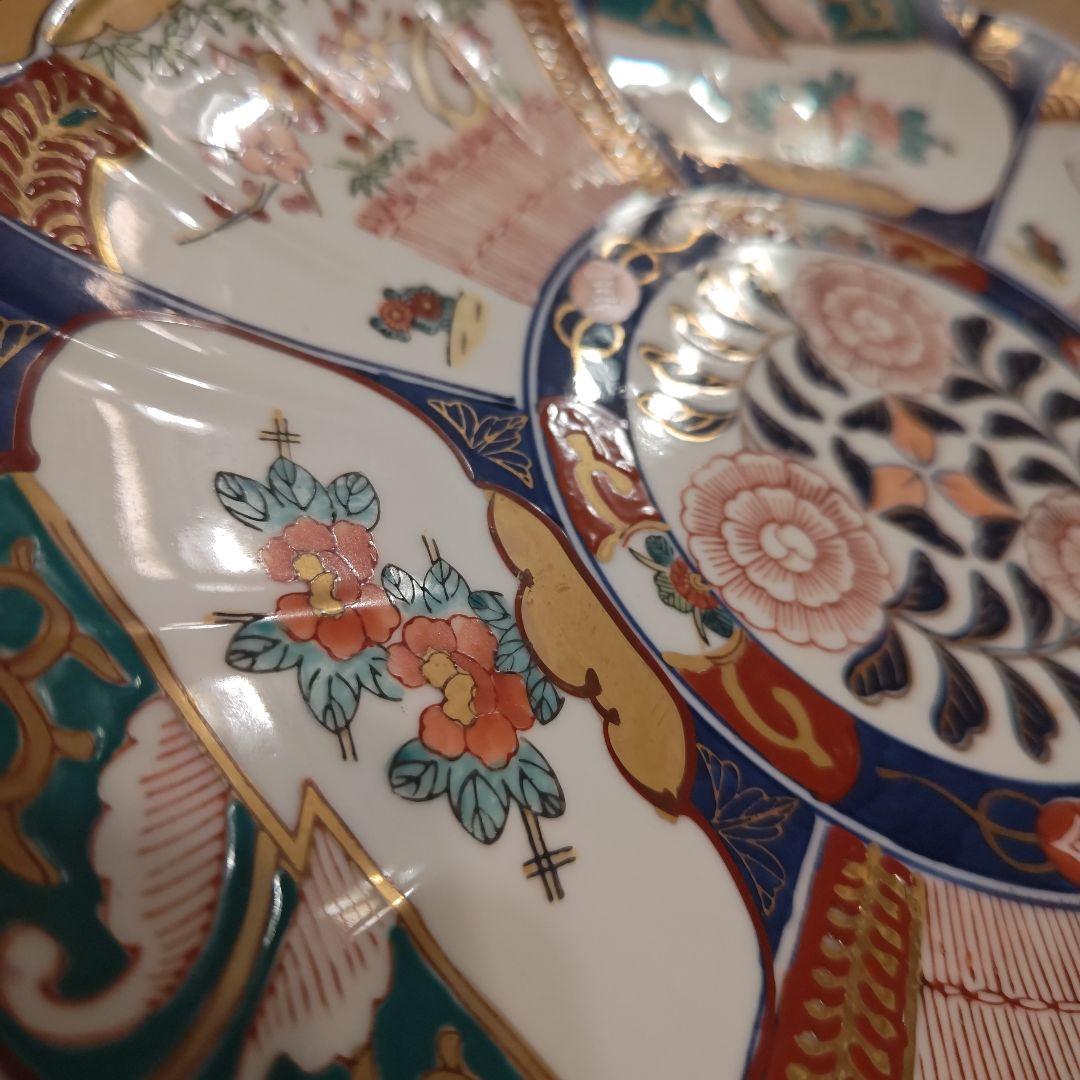 古伊万里 手描き大皿