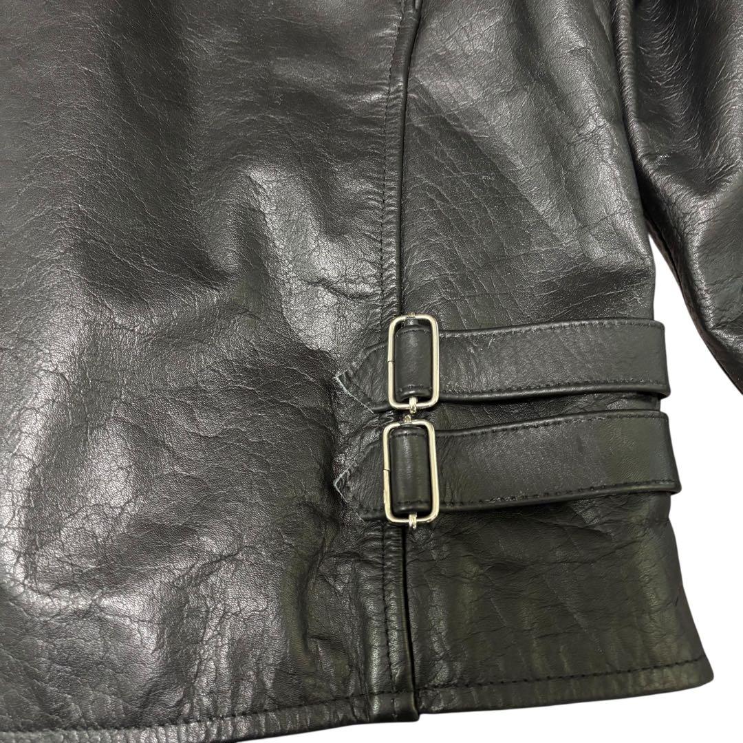 【きりこ】HORN WORKS シングルライダースジャケット　バッファロー