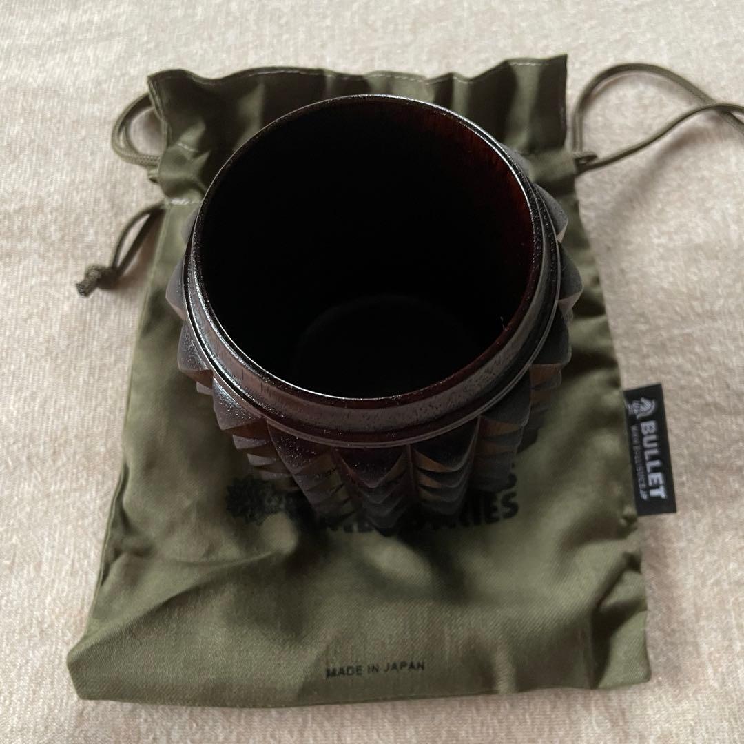 新品 BALLISTICS STADS CUP スタッズ カップ 拭き漆 ダーク