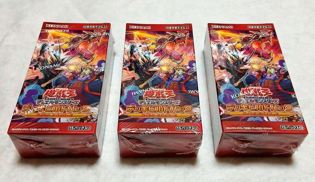 遊戯王OCG デッキビルドパック　ワイルドサバイバーズ　新品3box