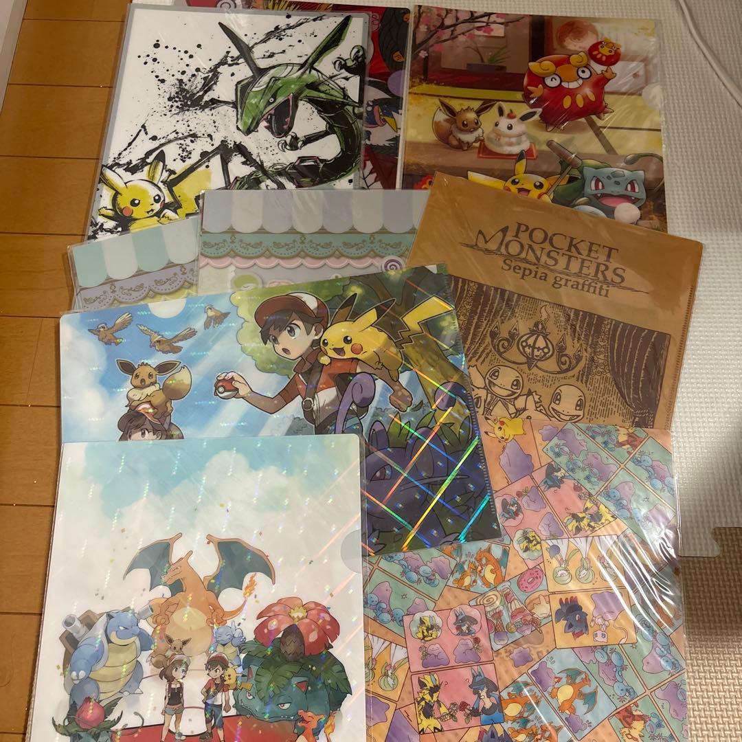 【希少】ポケモン クリアファイル まとめ売り