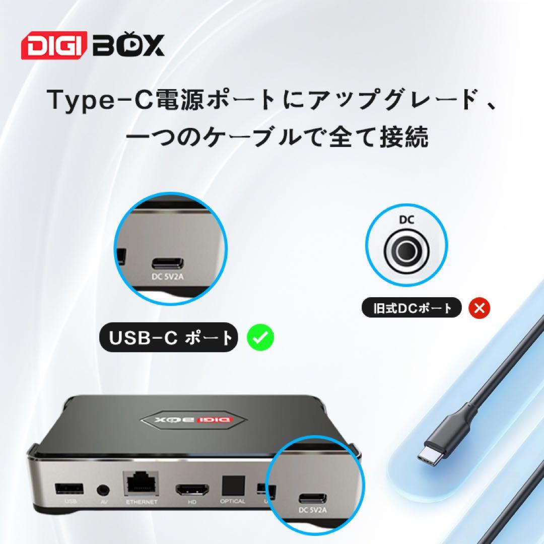 DIGIBOX D6 MAX8k対応Wi-Fi6千兆LAN USB×4