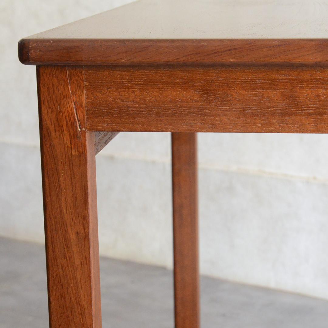 ヴィンテージ チーク ネストテーブル 抽斗付 サイドテーブル ナイトテーブル