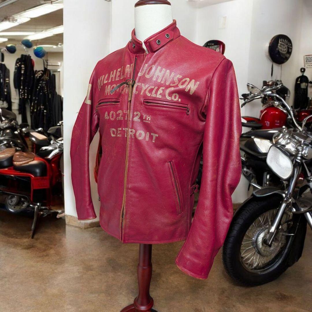 ドッグファイト　レザー　シングルライダースジャケット