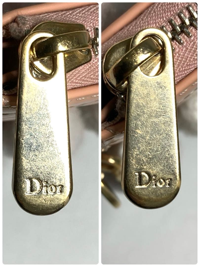 良品　ディオール レディディオール カナージュ　パテントレザー　ケース