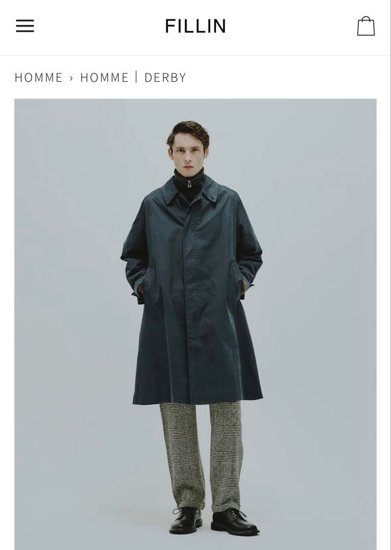 メンズfillin革靴　ヒール5.5cm