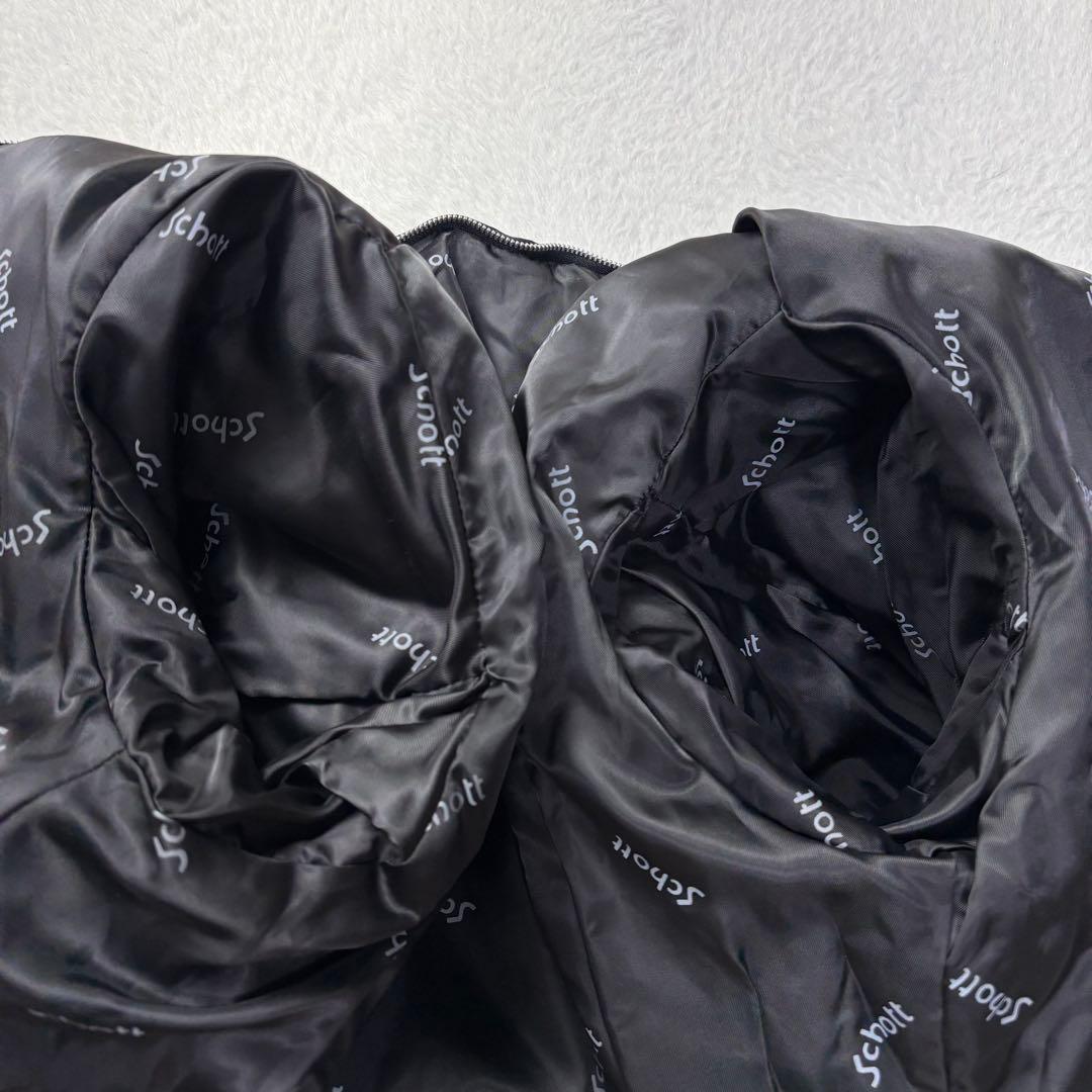 美品 SIZE40 SCHOTT 643E ライダースジャケット USA製