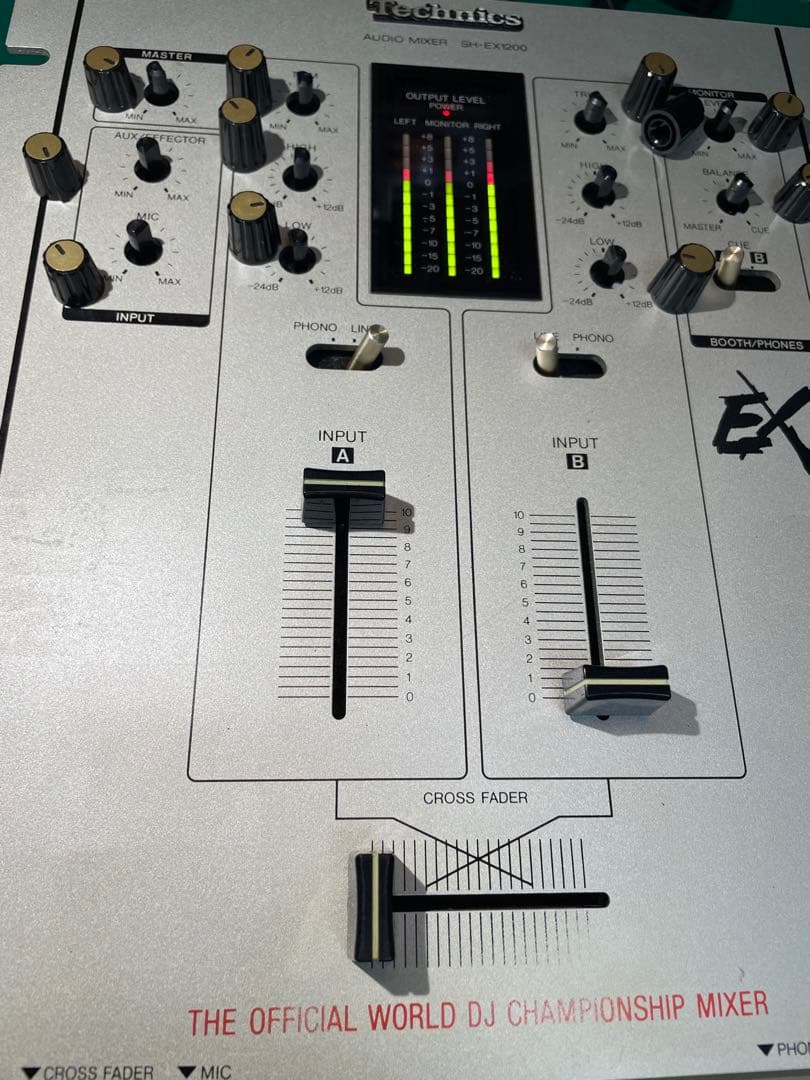 Technics テクニクス　SH-EX1200 メンテナンス　予備CHフェーダ
